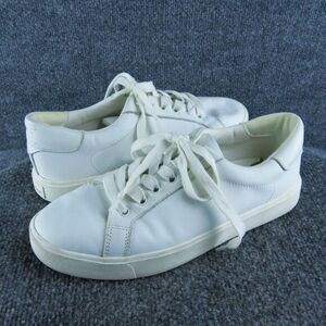 Sam Edelman Women's Ethyl Sneaker White Leather Size 9.5M Gently‎ Used 2025